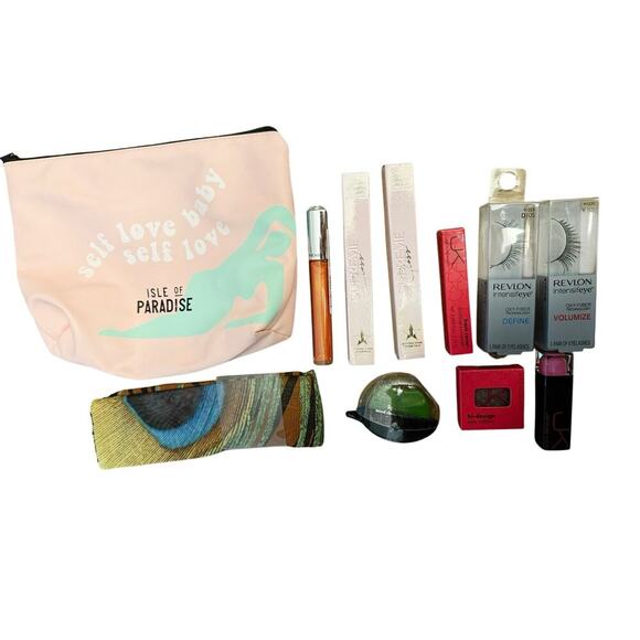Jeffree Star Other - Beauty Bag - Jeffree Star Supreme Gloss, Revlon Lip Lacquer, Lashes, Jemma Kidd